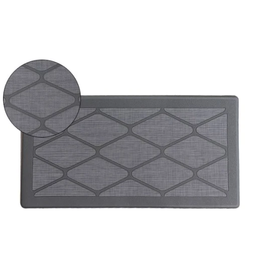 Nova Home Diamond Design Kitchen Mat, Grey Color Nova Home Diamond Design Kitchen Mat, Grey Color