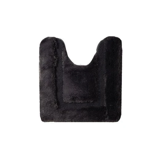 Nova Home Pearl Bath Mat Set 4 Pieces, Black Color - Nova Home - Image 4