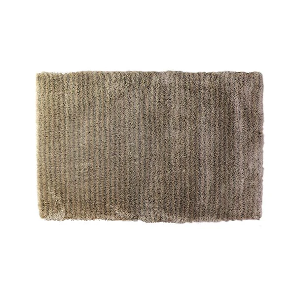 Nova Home Stripe Pearl Bath Mat, Beige Color - Nova Home