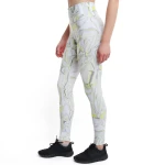 RB Women's High-Waist Leggings, Medium Size, Yellow Color - RB
