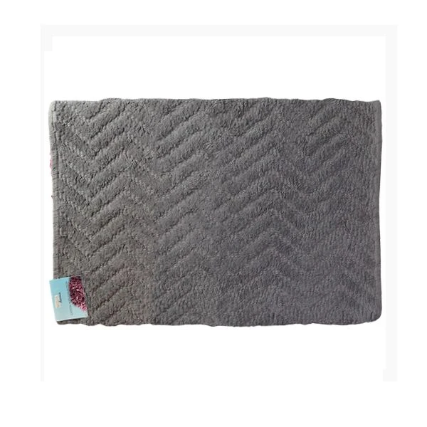 Nova Home Alps Bath Mat, Cotton, Grey Color - Nova Home