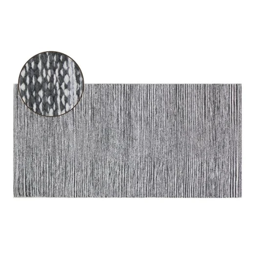 Nova Home Melange Woven Rug, Cotton, Grey Color, 90*160 CM