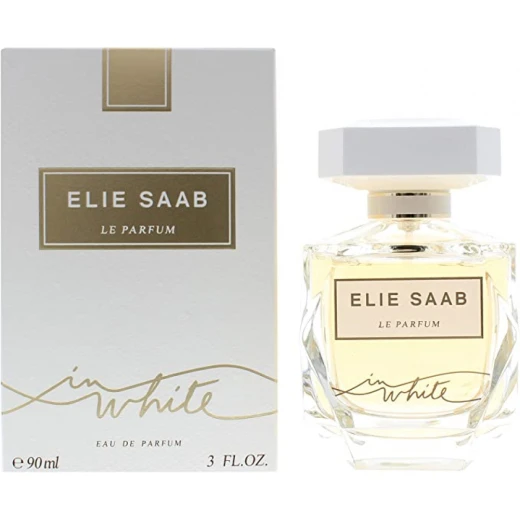 عطر إن وايت أو دو برفوم سبراي، 90 مل من إيلي صعب عطر إن وايت أو دو برفوم سبراي، 90 مل من إيلي صعب