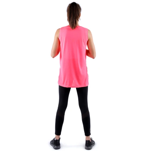 RB Women's Side Slit Tank Top, Medium Size, Pink Color - RB - Image 6