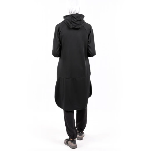 RB Women's Long Running Hoodie, Large Size, Black Color - RB - Image 5