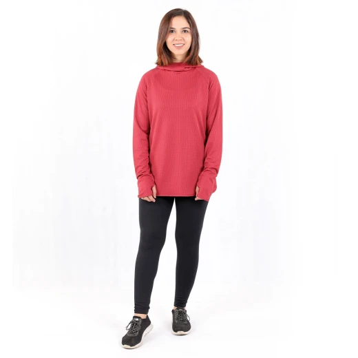 RB Women's Short Running Hoodie, Medium Size, Peach Color RB Women's Short Running Hoodie, Medium Size, Peach Color