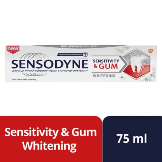 Sensodyne Toothpaste Sensitivity & Gum Whitening, 75 ml - Sensodyne - Image 2