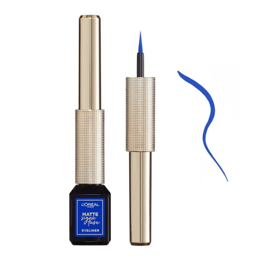 L'Oreal Paris Matte Signature Liquid Blue Eyeliner, 02 L'Oreal Paris Matte Signature Liquid Blue Eyeliner, 02