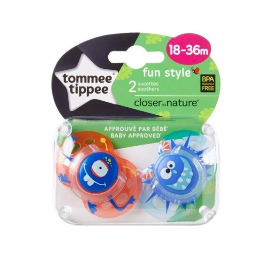 Tommee Tippee Closer to Nature Fun Pacifier, 18-36 Months Tommee Tippee Closer to Nature Fun Pacifier, 18-36 Months
