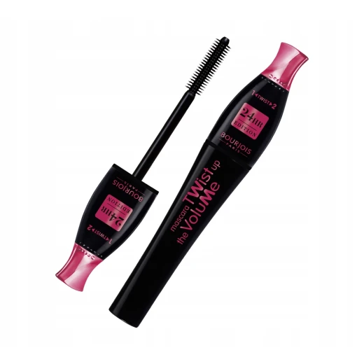 Bourjois Twist Up The Volume Black Mascara 2in1 Lengthening & Thickening No 22 Black Balm 8ml - Bourjois - Image 2