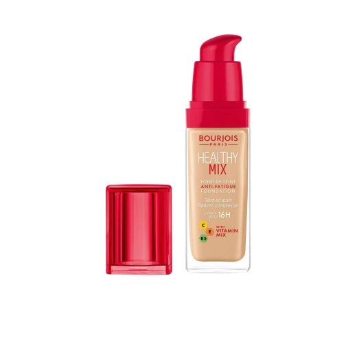 Bourjois Paris Healthy Mix Anti Fatigue Foundation, Light Beige Color, Number 53 - Bourjois Paris - Image 2