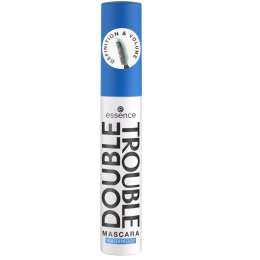 Essence Double Trouble Waterproof Mascara Black for Volume and Length Long Lasting Eye Makeup - Essence - Image 3