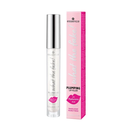 Essence What The Fake! Extreme Plumping Lip Filler Gloss for Fuller Lips Hydrating and Volumizing Essence What The Fake! Extreme Plumping Lip Filler Gloss for Fuller Lips Hydrating and Volumizing
