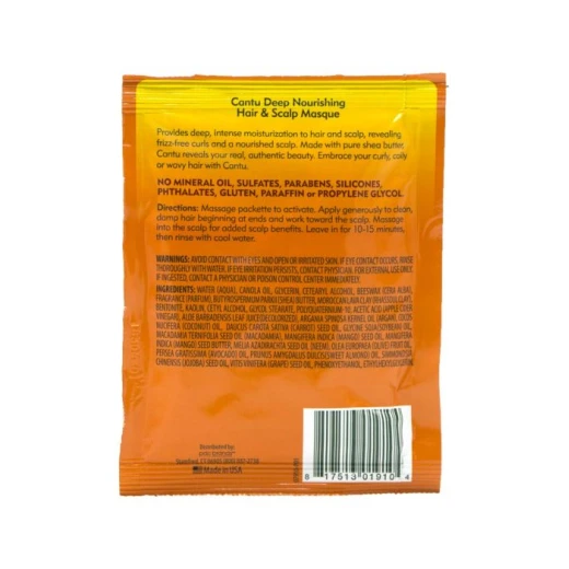 Cantu Natural Deep Nourish Hair & Scalp Masque, 42 Gram - Cantu - Image 2
