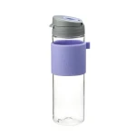 Komax Tea Bottle With Silicone Holder, Purple Color, 550 ml - Komax