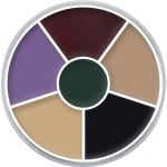 خافي عيوب, 6 الوان من كرايولان Black eye - كريولان