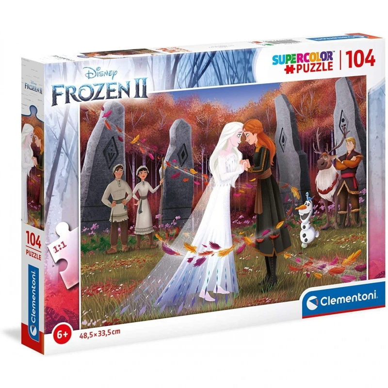 لعبة الأحجية سوبر كلر بإصدار فروزن 2 , 104 قطعة  من كليمنتوني - كليمنتوني