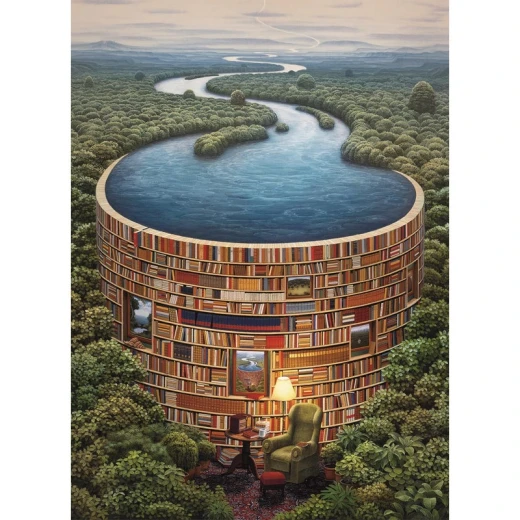 لعبة الأحجية بتصميم ببليودام, 1000 قطعة من كليمنتوني - كليمنتوني - Image 2