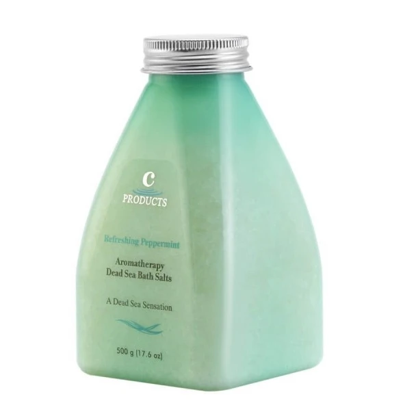 C-Products Refreshing Peppermint Bath Salt, 500 Gram - C-Products