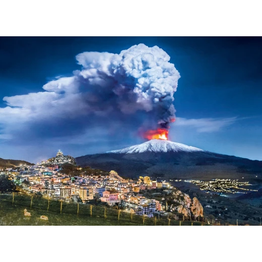 لعبة الأحجية بتصميم جبل إتنا, 1000 قطعة من كليمنتوني - كليمنتوني - Image 2
