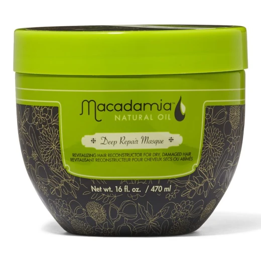 ماسك زيت المكاديميا للعلاج العميق للشعر التالف 470 مل علاج ترميم فائق الترطيب - Macadamia natural oil - Image 2