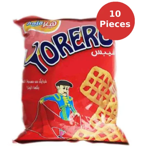 شيبس شبابيك بيتزا مكسيكي, 28 جرام, 10 قطع من توريرو شيبس شبابيك بيتزا مكسيكي, 28 جرام, 10 قطع من توريرو