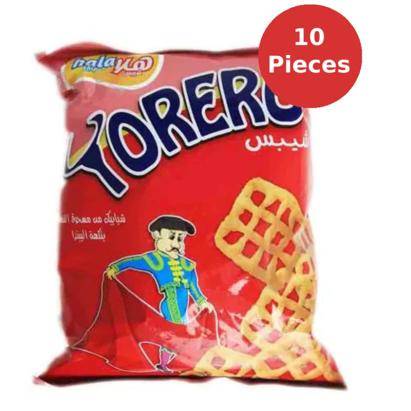 شيبس شبابيك بيتزا مكسيكي, 28 جرام, 10 قطع من توريرو - شيبس هلا