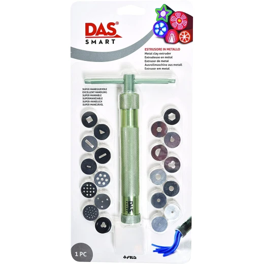 DAS Smart Polymer Clay Polymer Clay Metal Extruder Set DAS Smart Polymer Clay Polymer Clay Metal Extruder Set