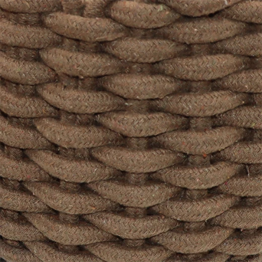 سلات حبال قطنية دائرية عصرية, لون بني - مودرن - Image 2