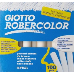 Giotto Robercolor Chalk, White, Pack of 100