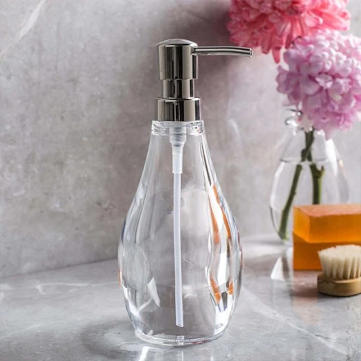 Umbra droplet liquid soap dispenser, 280 ml, clear - Umbra - Image 2