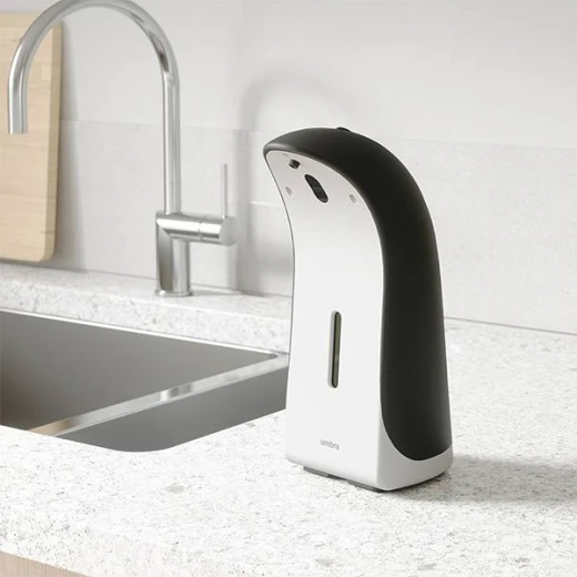 Umbra droplet liquid soap dispenser, 350 ml, black color - Umbra - Image 3