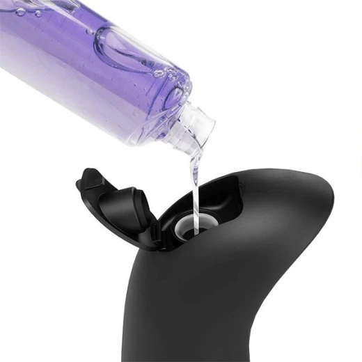 Umbra droplet liquid soap dispenser, 350 ml, black color - Umbra - Image 4