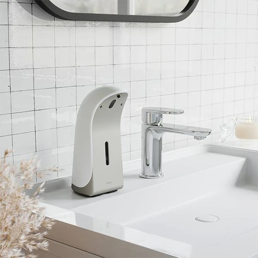 Umbra Droplet Liquid Soap Dispenser, 350 Ml, White Color - Umbra - Image 3
