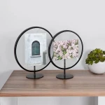 Umbra round photo frame, black 4*6 cm - Umbra
