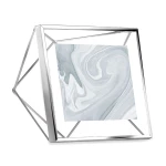 برواز صور بإطار مربع لون فضي, 4*4 سم من أومبرا - أومبرا