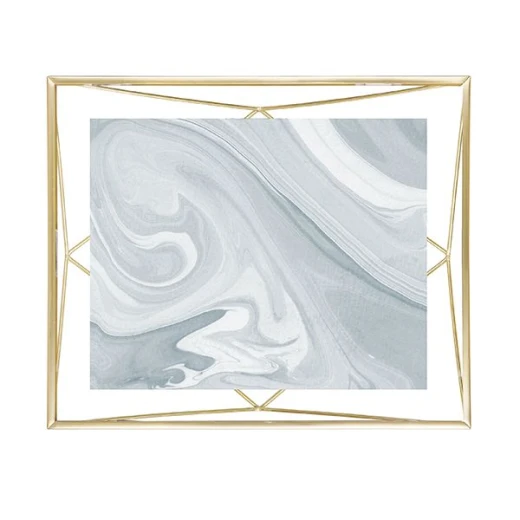Umbra square photo frame, gold 8*10 cm - Umbra - Image 3
