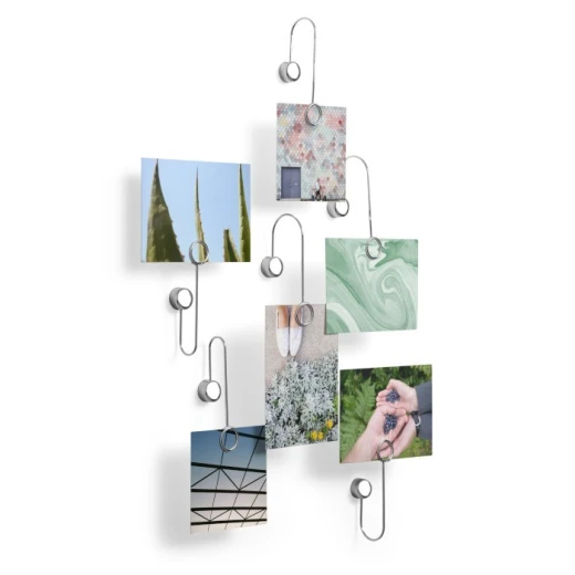Umbra Phantom Wall Picture Frame, Silver 6 Pieces