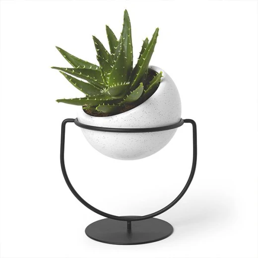Umbra Plant Holder Pot, White