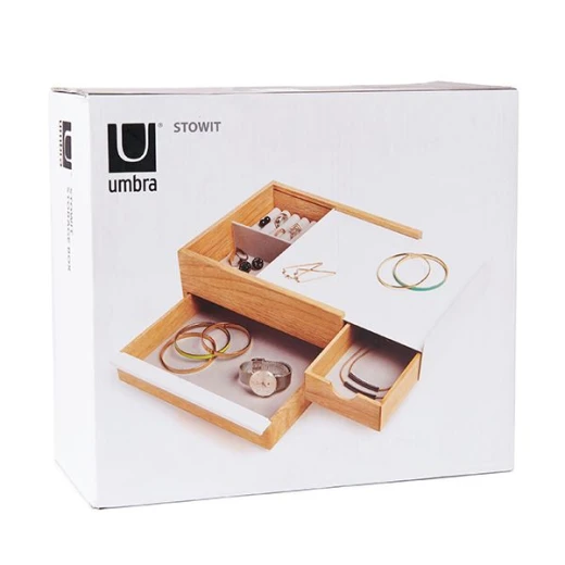 Umbra Jewelry Box, Beige Color - Umbra - Image 2
