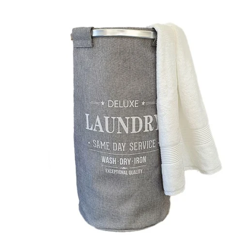 Weva ringo foldable laundry basket, grey Weva ringo foldable laundry basket, grey