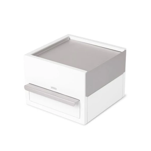 Umbra Mini Jewelry Box, White and Grey Color - Umbra - Image 3
