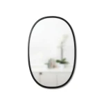 Umbra oval wall mirror, black - Umbra