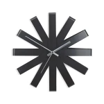 Umbra Ribbonwood Wall Clock, Black Color - Umbra