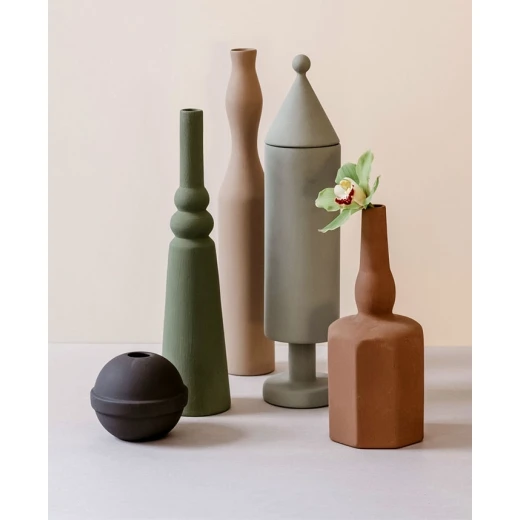 مزهريات سيراميك, بألوان متنوعة, 28*7 سم - Image 2