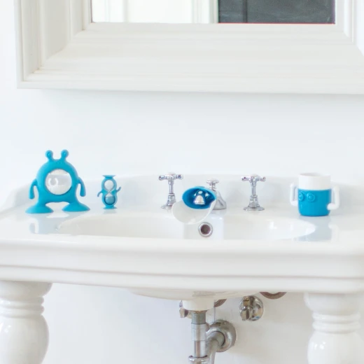 Prince Lionheart, Eye Family Bathroom Set For Kids, Blue Color - Prince Lion Heart - Image 2