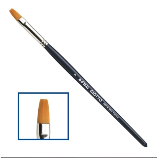 Giotto Fila Paintbrush Taklon Flat Tip Series 600/8