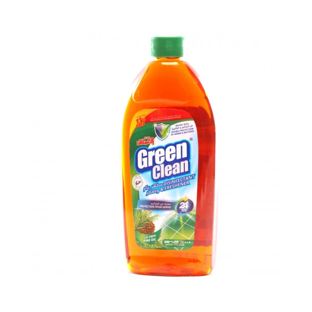 Al Emlaq Green Clean Disinfectant - Antiseptic Brown, 500ml - Al Emlaq