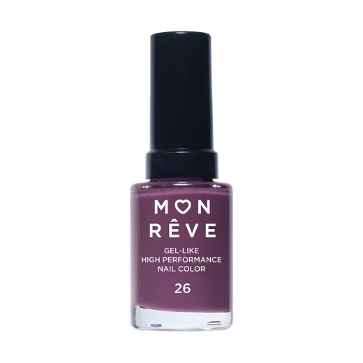 Mon Reve Gel Like Nail Polish 026 Long Lasting Glossy Finish Manicure Set Easy Application Nail Art