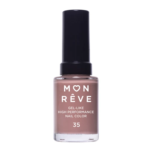 Mon Reve Gel Like Nail Polish 035 Long Lasting Glossy Finish Professional Manicures 13ml Nail Color